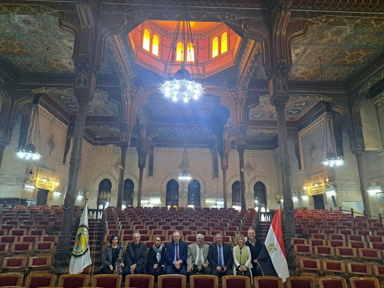 رئيس بعثة الاتحاد الأوروبي في مصر يزور الجمعية الجغرافية المصرية ويبحث آفاق التعاون